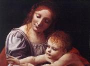 BOLTRAFFIO, Giovanni Antonio The Virgin and Child (detail) oil on canvas